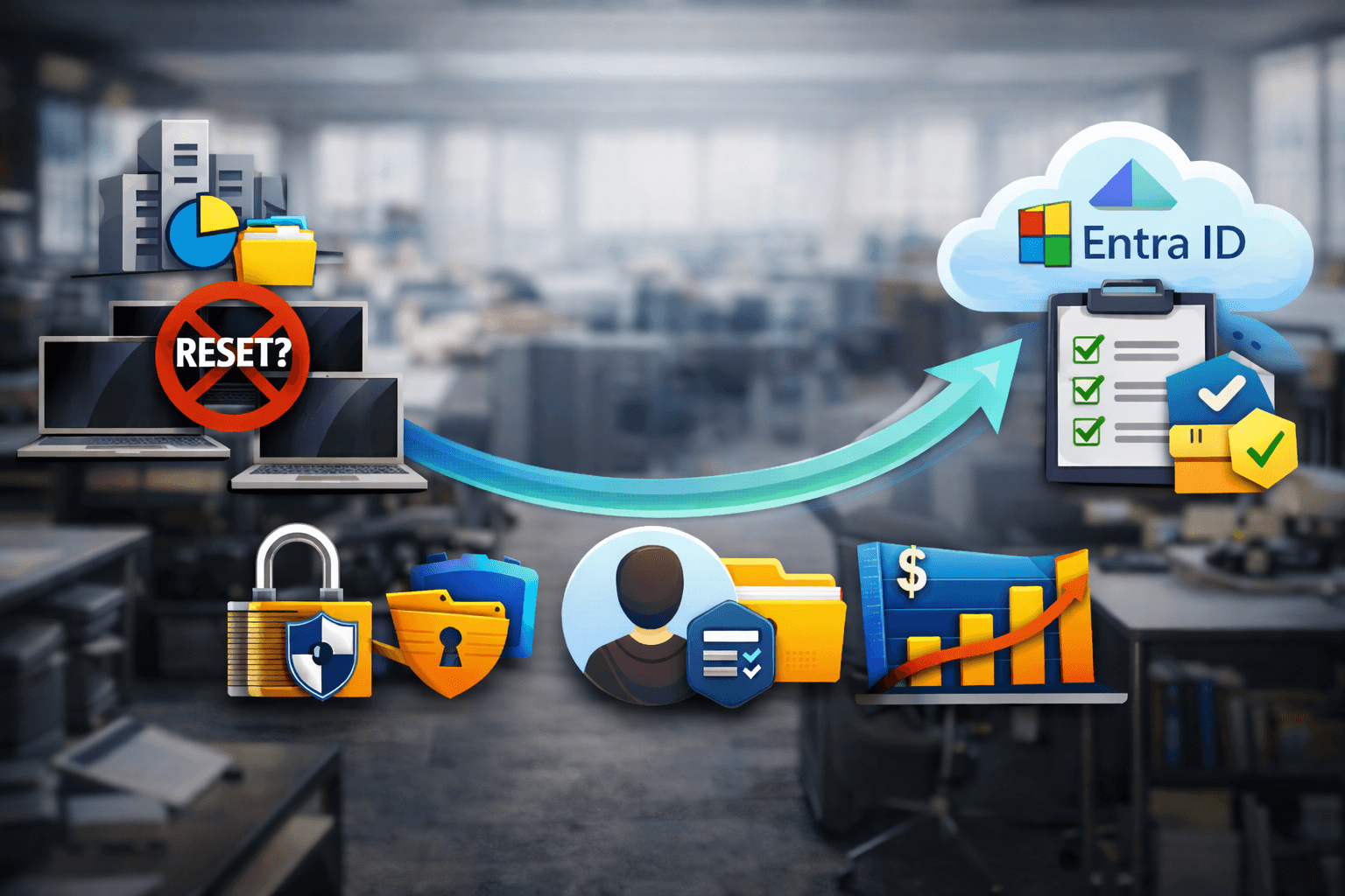 migrate hybrid-joined devices to Entra ID