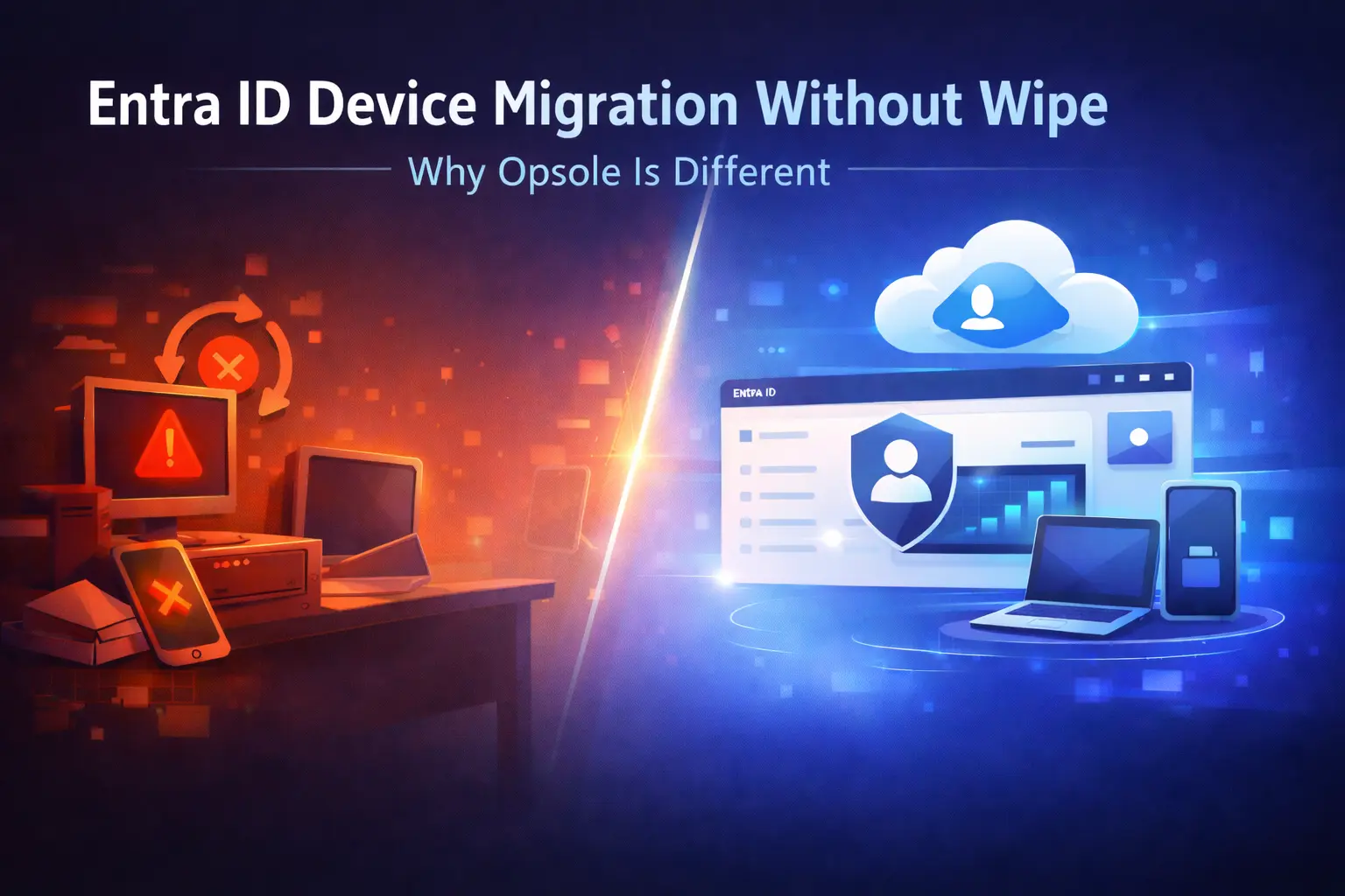 Entra ID device migration without wipe